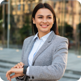 Confident professional woman